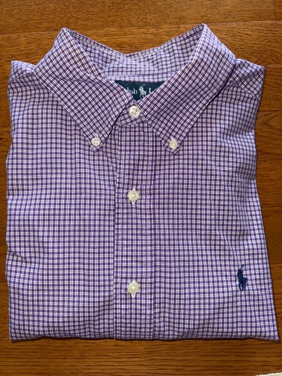 Polo Ralph Lauren Other - Polo by Ralph Lauren Lavender Gingham Button-Down Shirt
